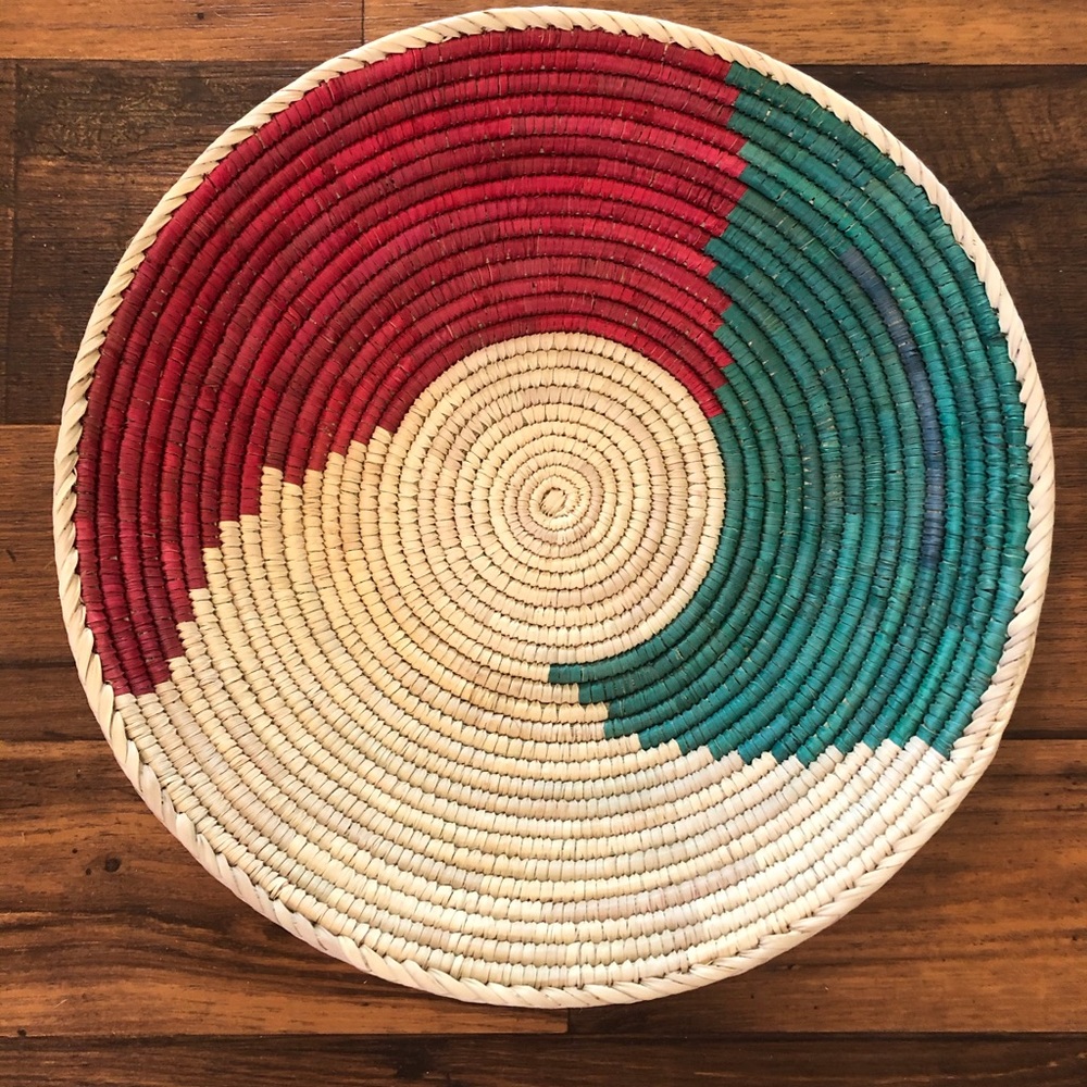 Southwest style boho wall basket!